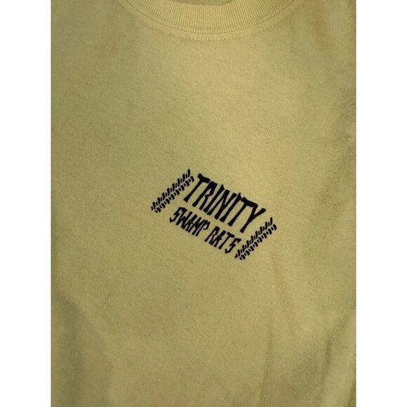 Trinity swamp rats 4wheeeler atv bright yellow tshirt size men’s medium - Picture 4 of 4